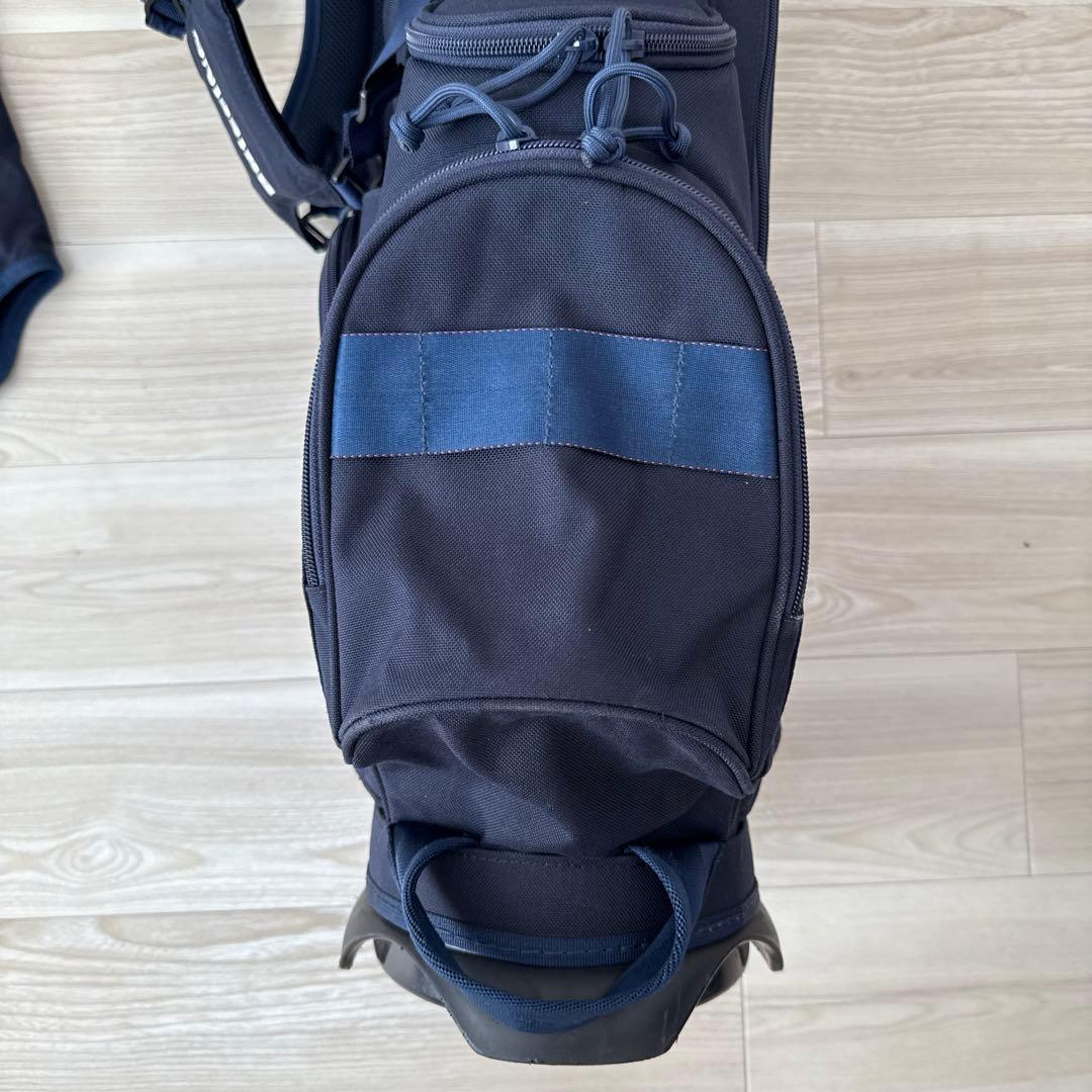 ブリーフィング　キャディバッグ　ショルダー式　スタンド式　軽量　ネイビー　紺