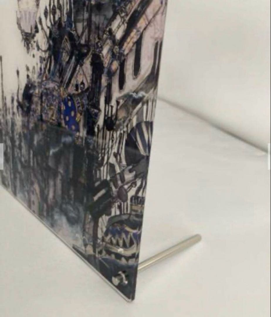 ファイナルファンタジーⅥ 天野喜孝　A3 アクリルプレート　街