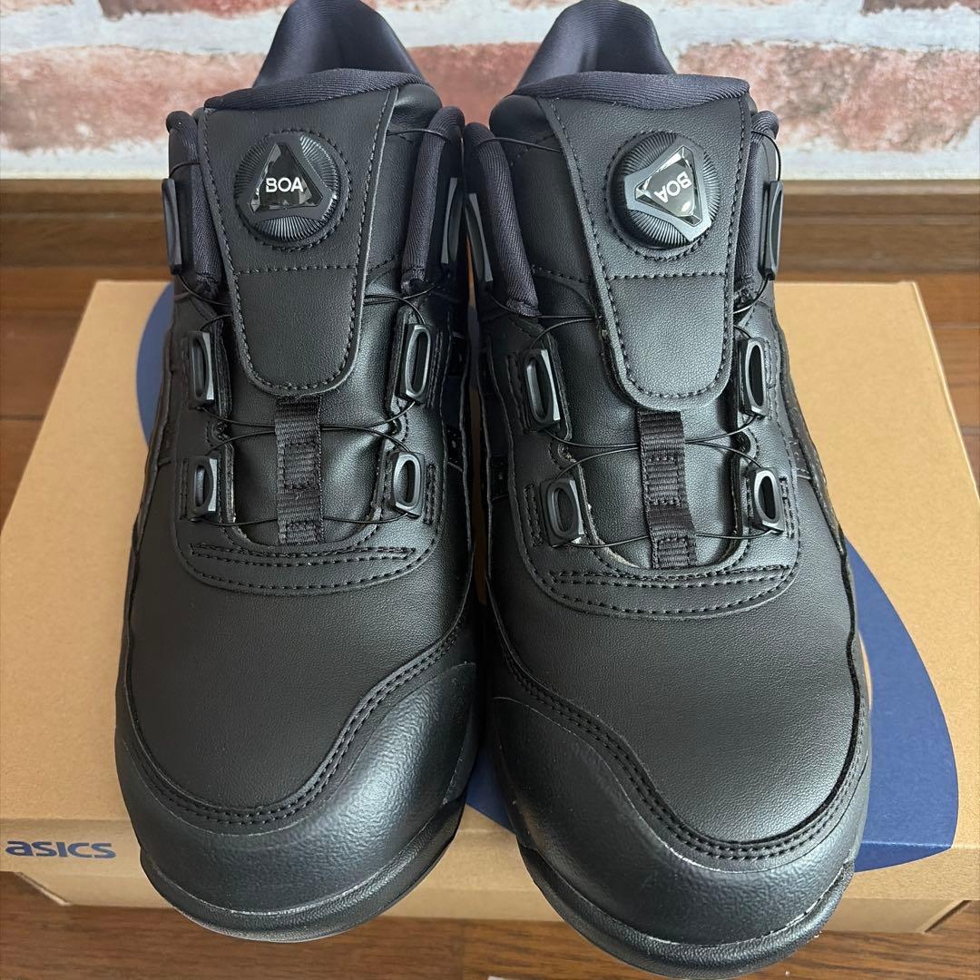 アシックス　WINJOB CP306 27cm BOA安全靴 ブラック
