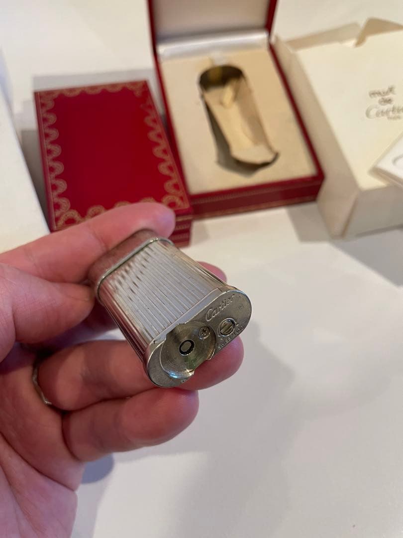 希少カルティエ Cartier ゴドロン ガスライター ヴィンテージ CPCP