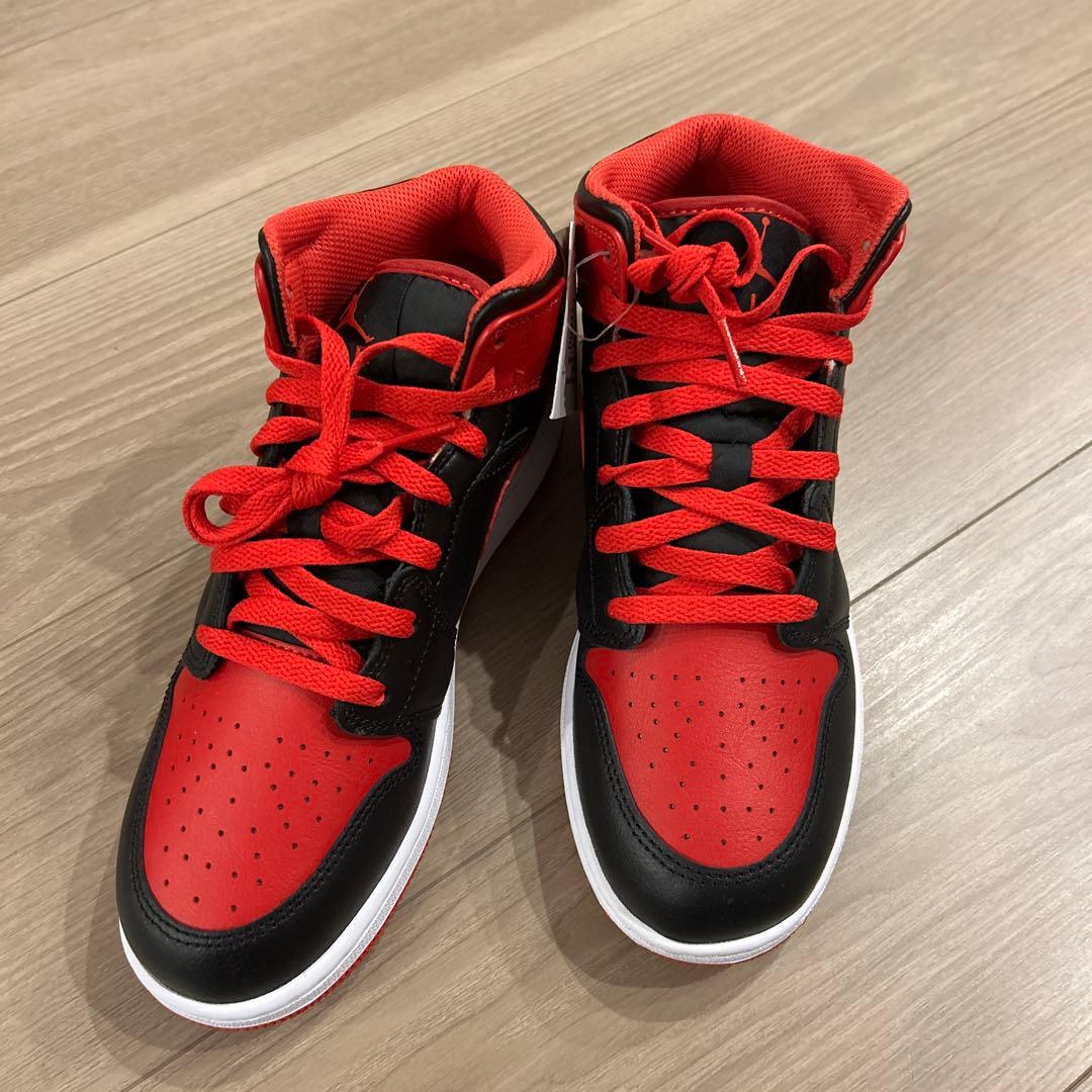 NIKE エアジョーダン1 ミッド　GS 24センチ