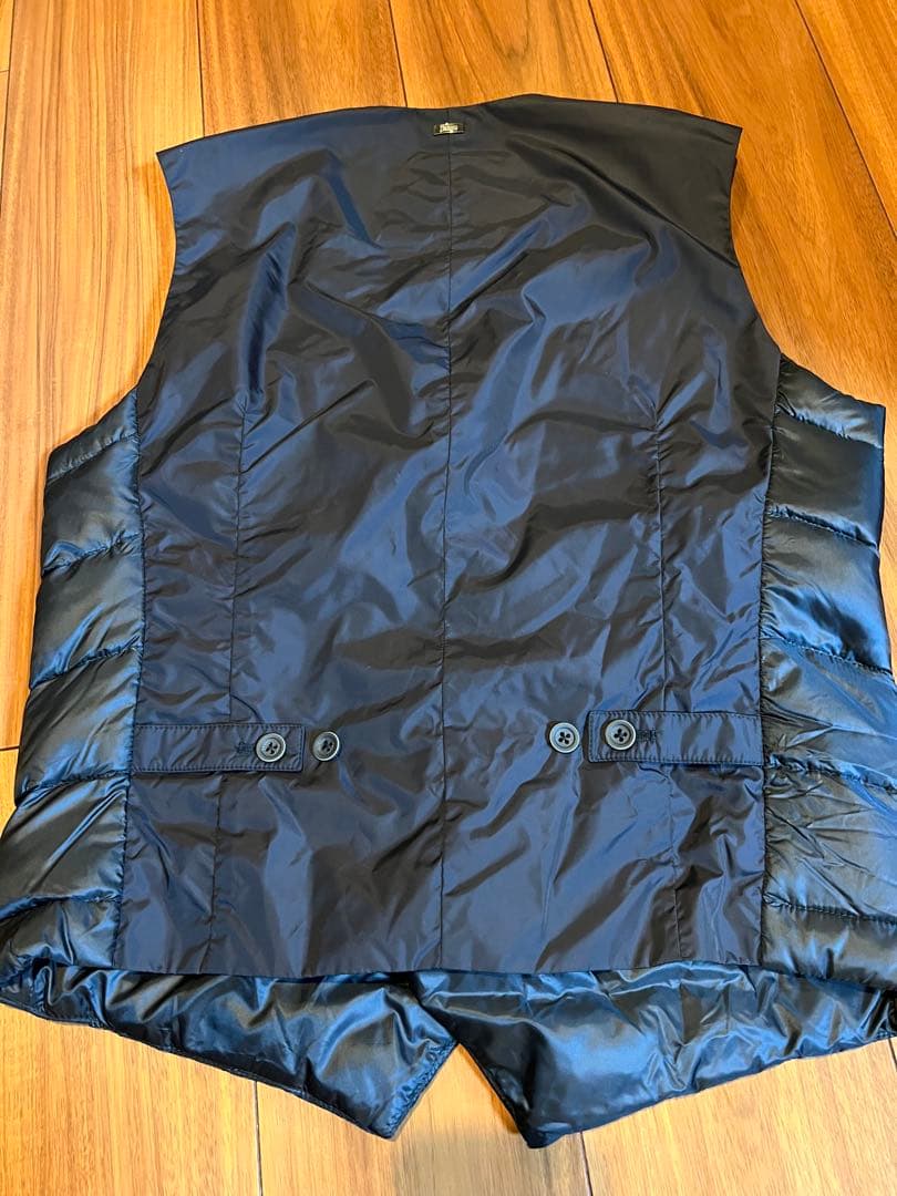 Herno インナーダウンベスト　ダブルブレスト　46 ネイビー