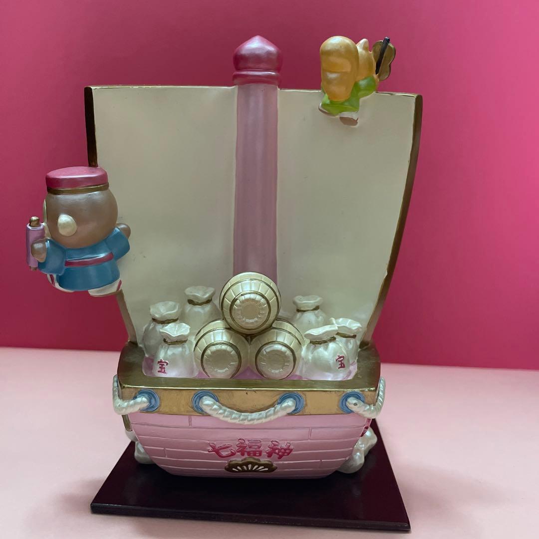 ハローキティ 七福神 置物 宝船 レア