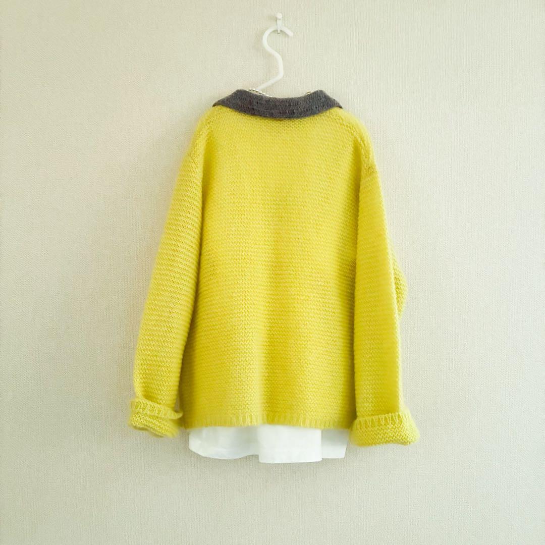 Harriss × Keiko Okamoto 付衿＆カーディガン