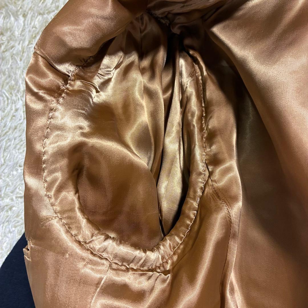 【高級・金ボタン】グレンオーバー　紺ブレ　チェック　ウール テーラードジャケット