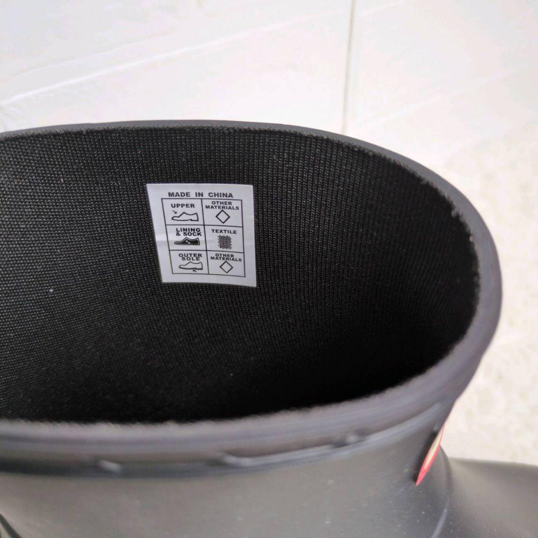 ハンター レインブーツ ショートブーツ ブラック 24㎝