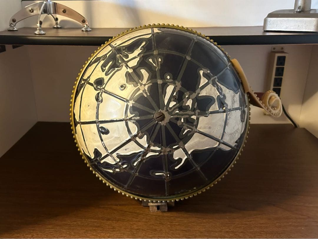 シュリッツ 電飾 回転 看板SCHLITZ 地球儀 ライト ランプ ライトサイン