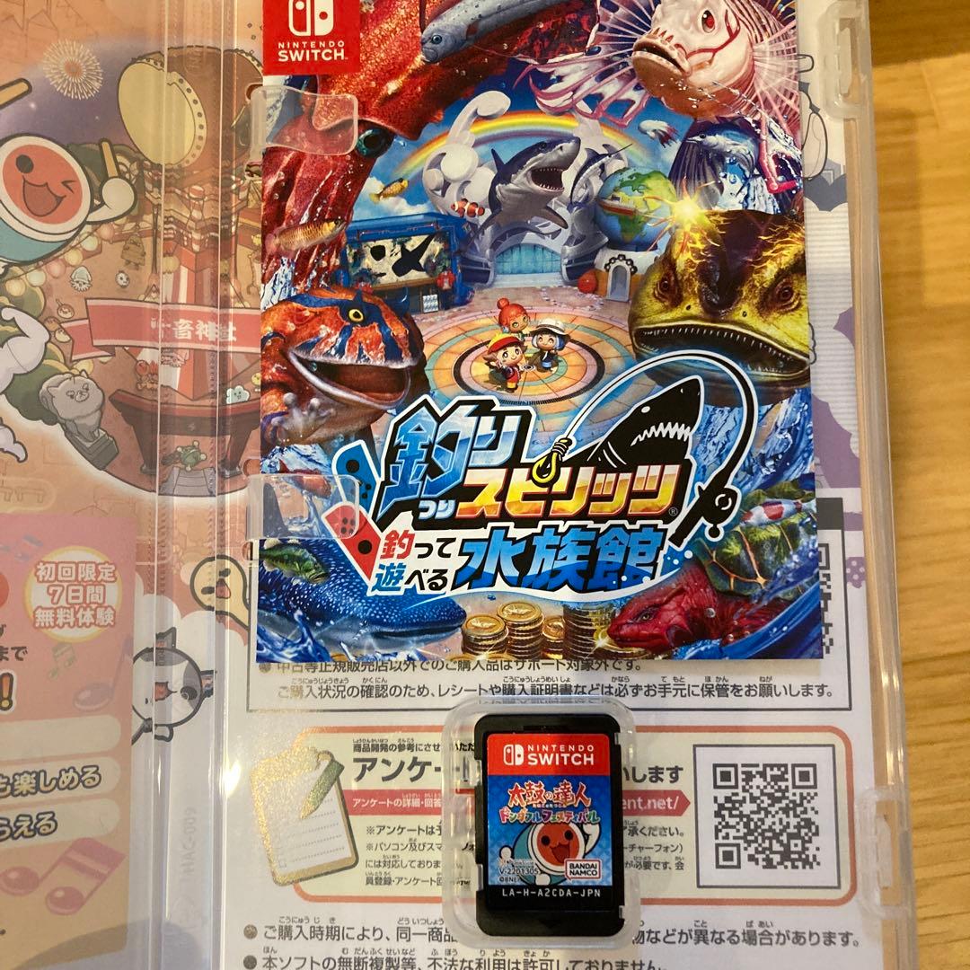 Switch 太鼓の達人 ドンダフルフェスティバル 太鼓とバチセット