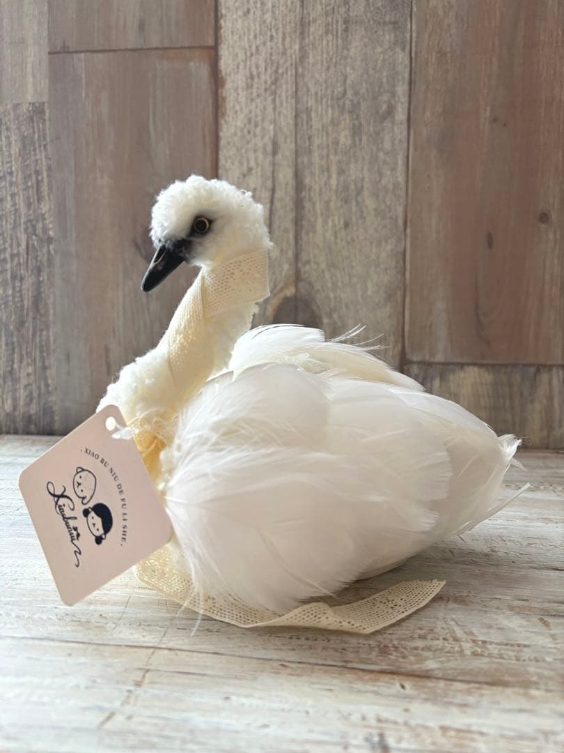 アートドール　白鳥　スワン　テディベア　ブライス好きさんにもお勧め