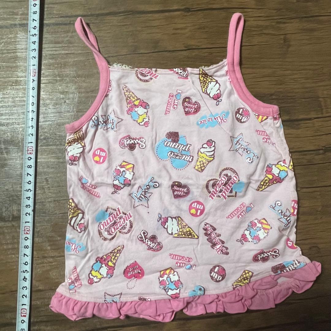 メゾピアノ　キャミ5点セット　120（110）　みっぷる、苺、みみちゃん