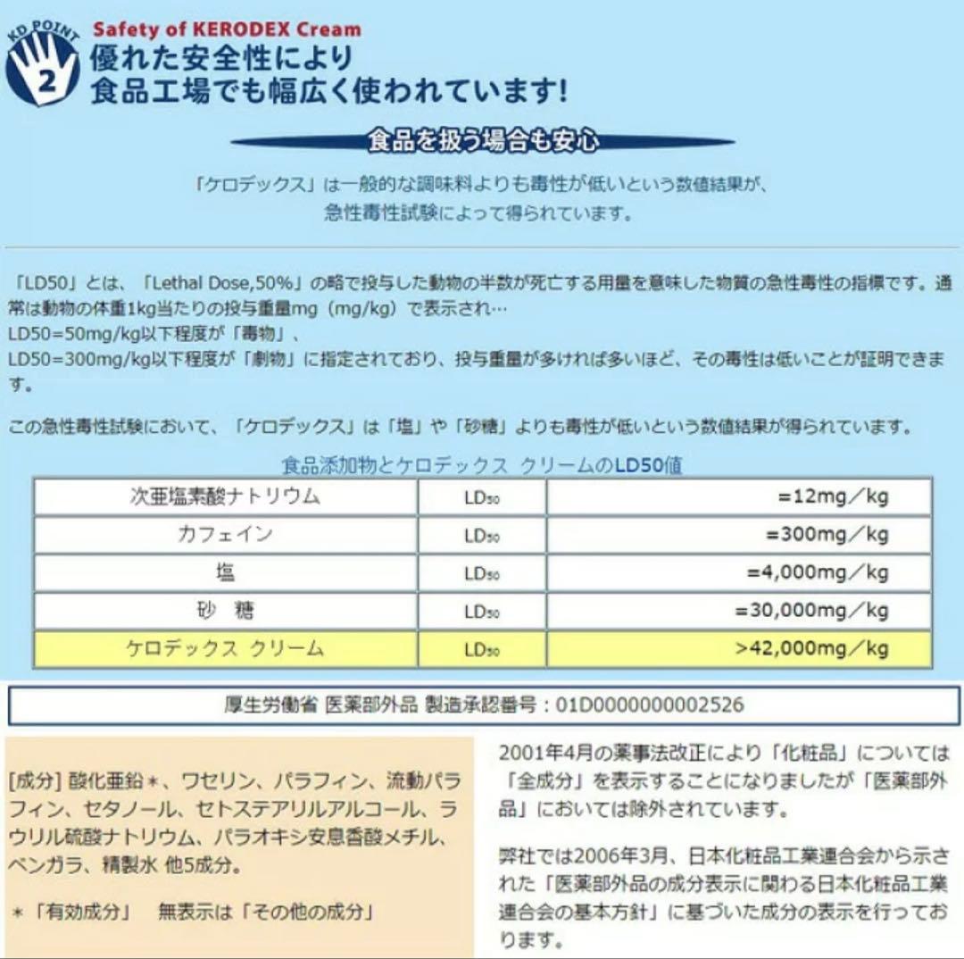 KERODEX クリーム ソフトタイプ 3本セット
