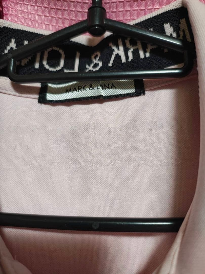 MARK & LONA マークアンドロナ ピンクポロシャツ