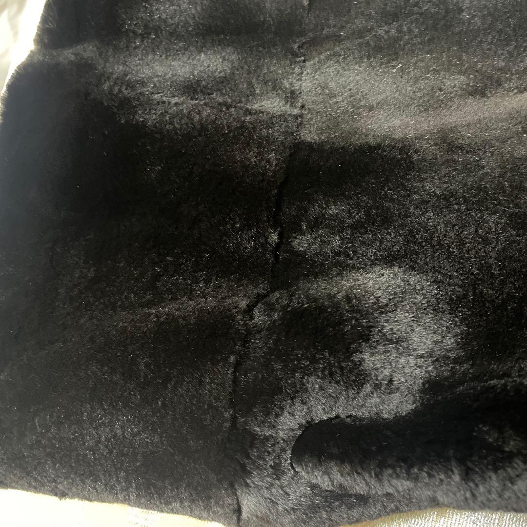 毛皮 シェアードミンクコート freesize 黒 長め