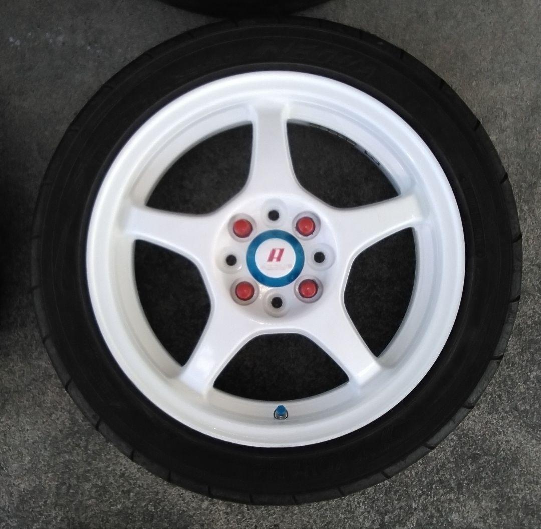 A-TECH 5本スポークにハイグリップ ネオバ/NS-2R エッセで使用