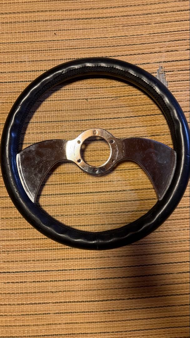 ビレット風　カスタム　ステアリングホイール