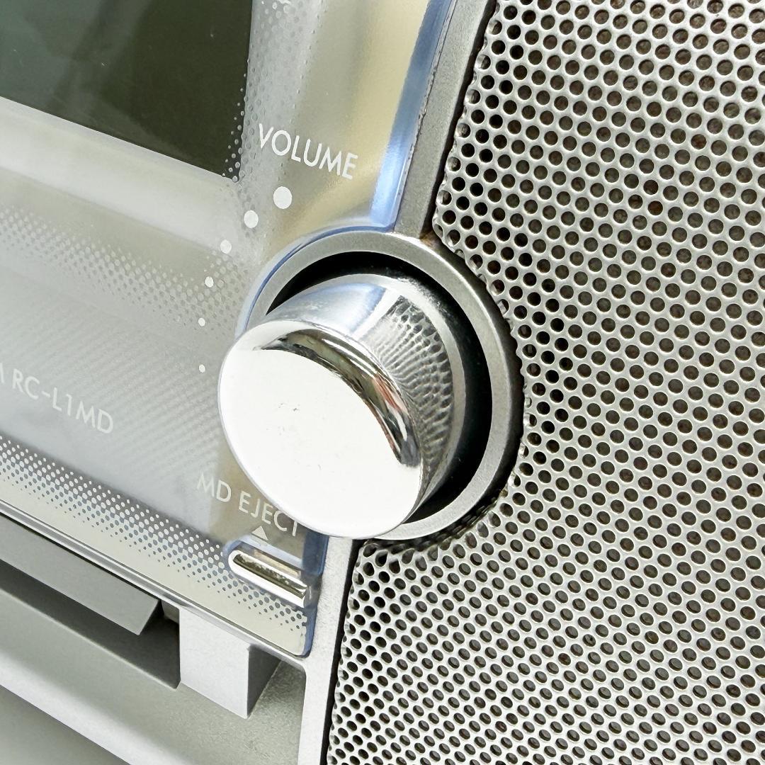 メンテナンス済 ビクター CD-MDポータブルシステム RC-L1MD-S