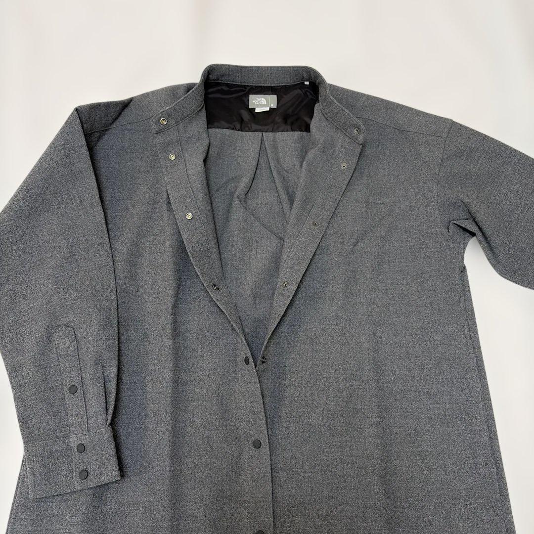 THE NORTH FACE セットアップ　長袖シャツ パンツ グレーとブラック