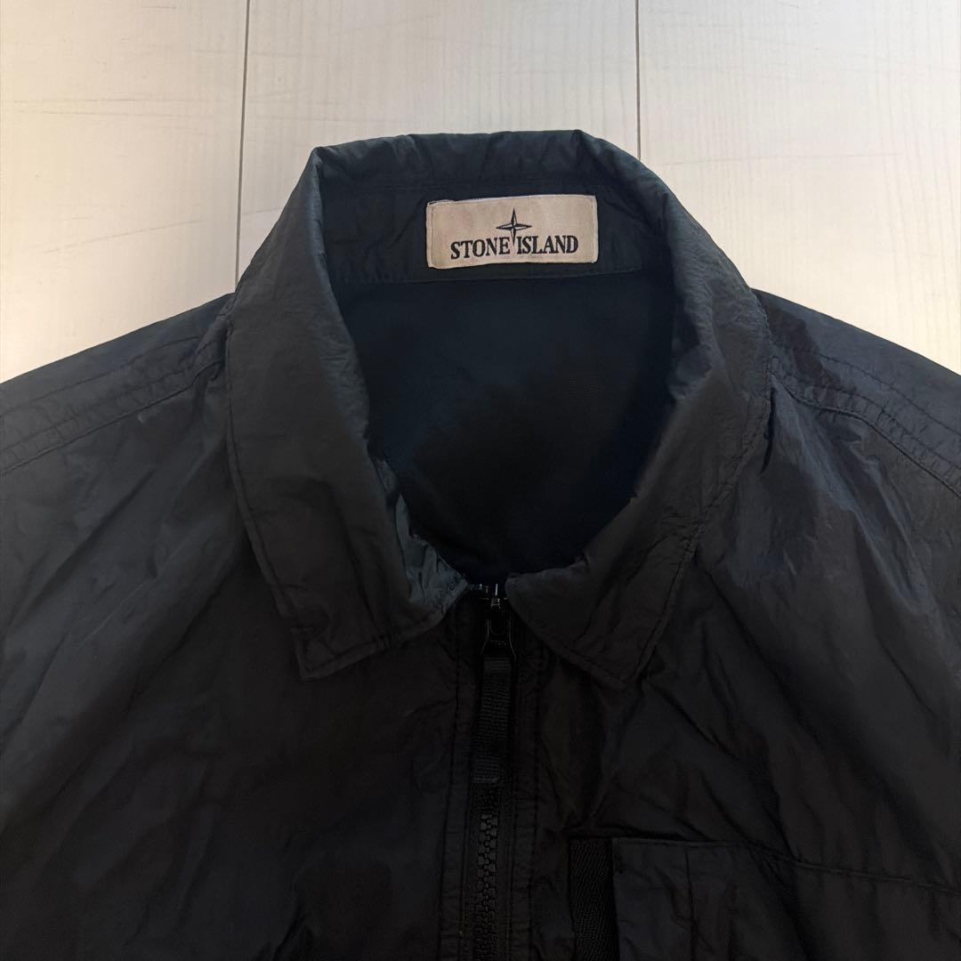 早い者勝ち！Stone  M ナイロンメタルシャツジャケットブラック