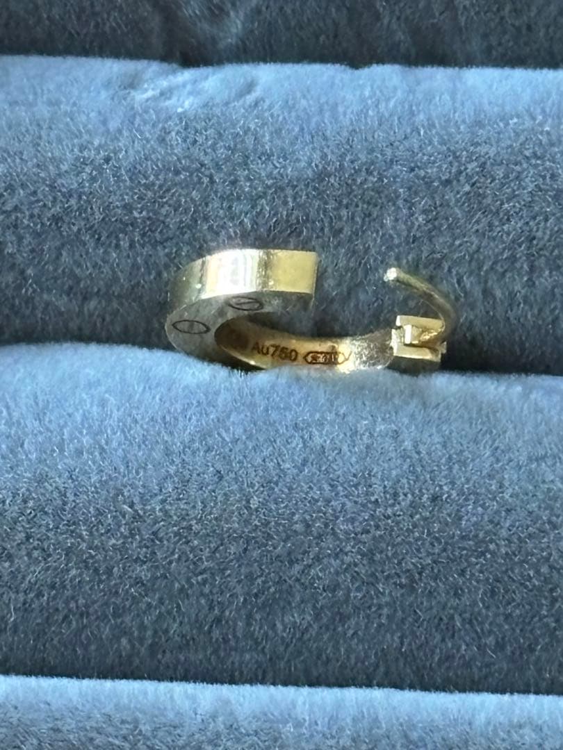 最終価格　Cartier LOVE シングルピアス　イエローゴールド