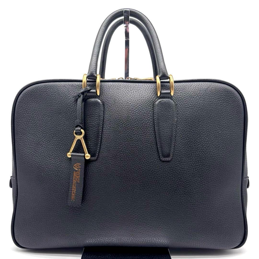 ✨美品✨トフアンドロードストーン　Vブリーフ　ビジネスバッグ　A4可　レザー