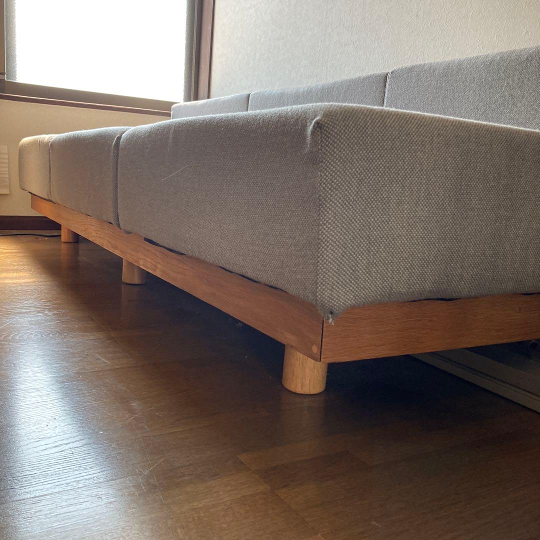 無印良品　特注のグレーソファ