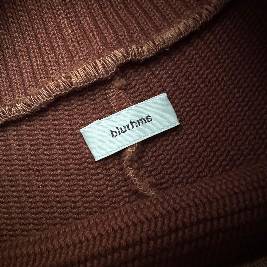 【Blurhms】Rib Turtle Neck Knit / BRW / 4