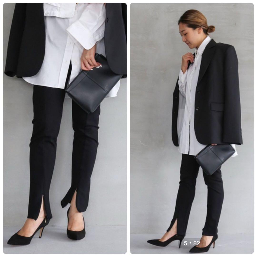 【新品未使用】ドゥーズィエムクラス　Zip レギンスパンツ 36