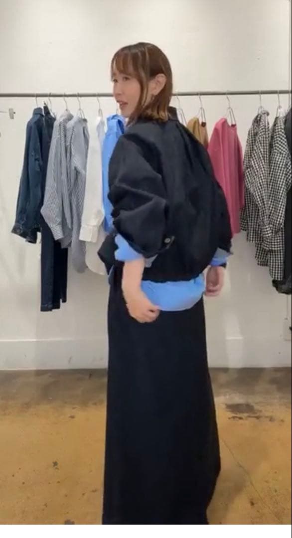 lelill レリル　バックタックドリズラージャケット