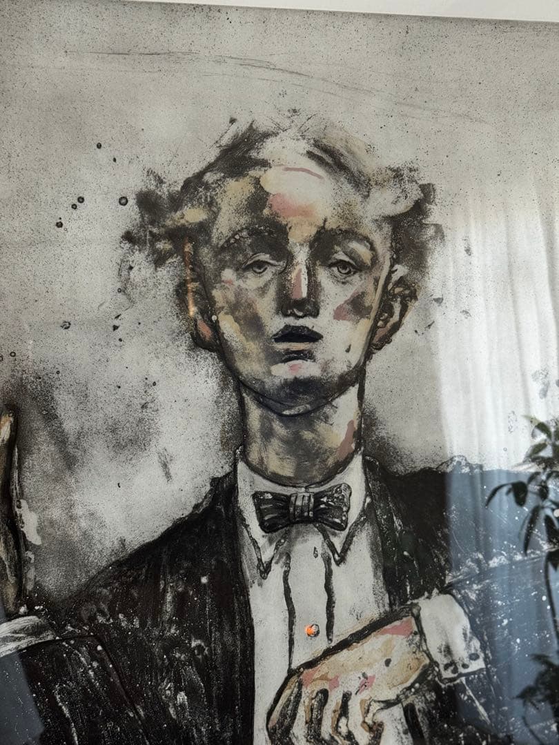 舟越桂　「不規則な休止符」　リトグラフ　1993年