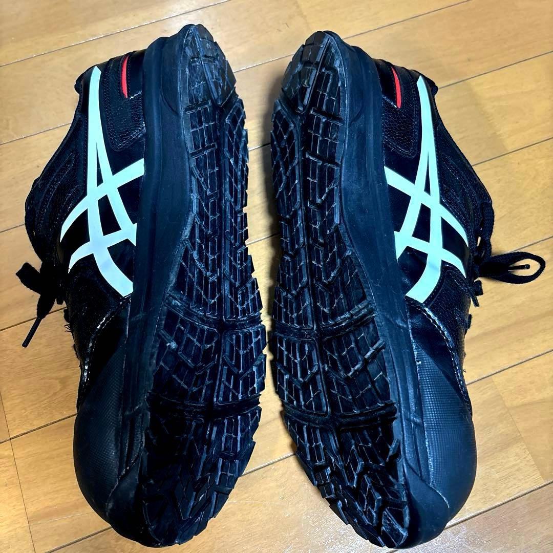 ❤️アシックスウィンジョブ安全靴FCP103黒29cm紐タイプ中古美品❤️