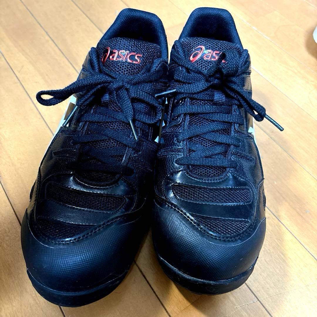 ❤️アシックスウィンジョブ安全靴FCP103黒29cm紐タイプ中古美品❤️