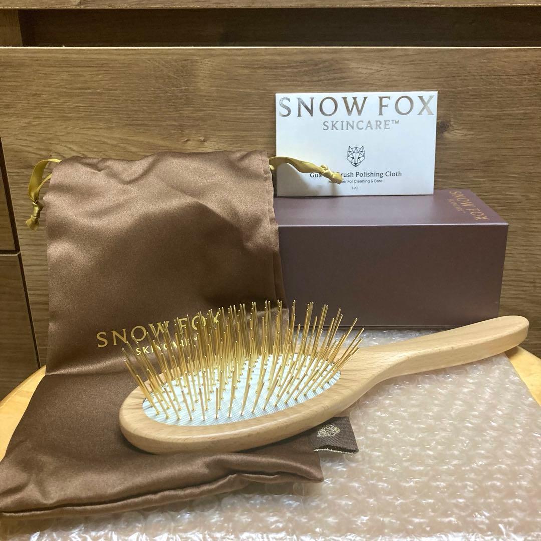 新品未使用　 FOX プレミアムFOXカッサウッドヘアブラシ箱有り