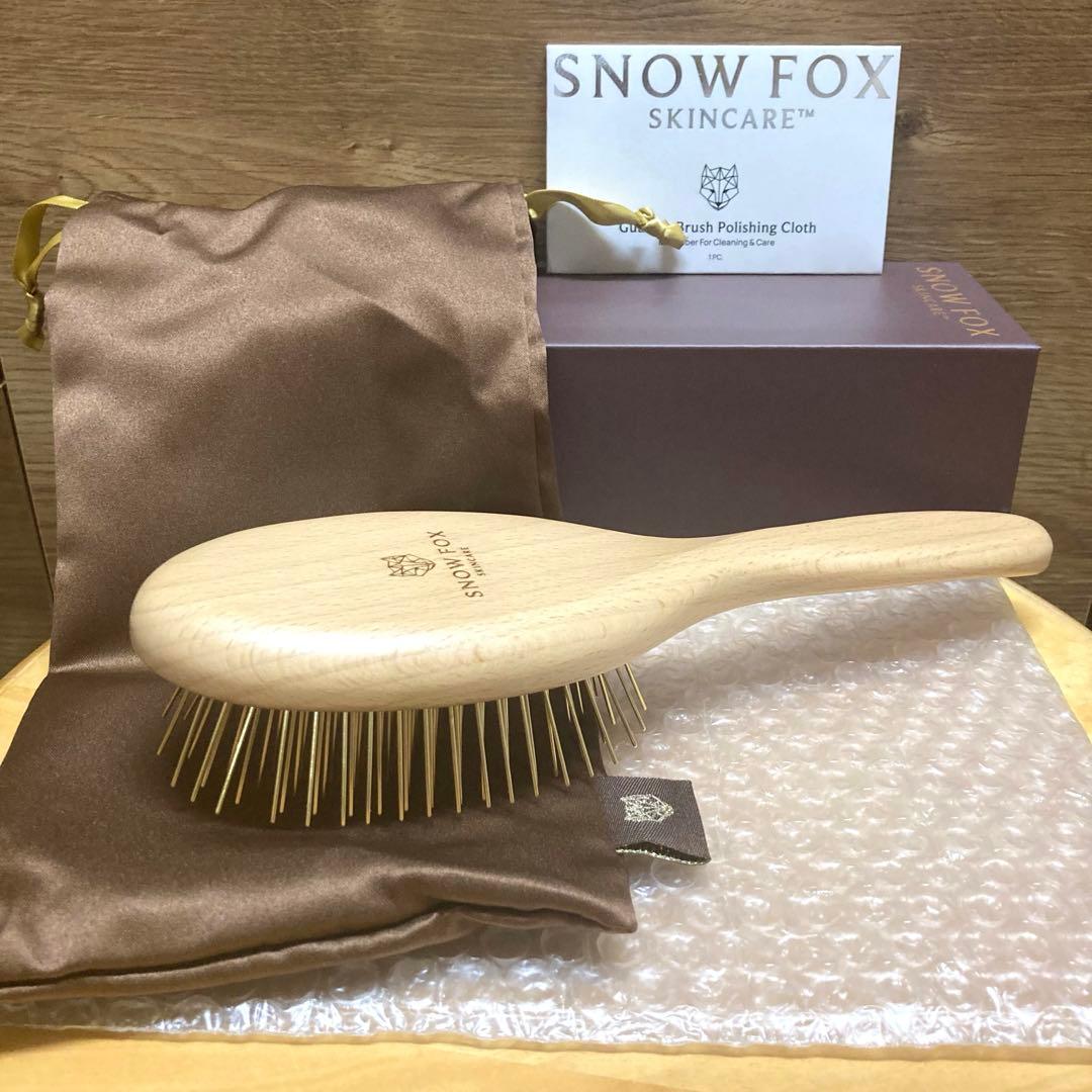 新品未使用　 FOX プレミアムFOXカッサウッドヘアブラシ箱有り