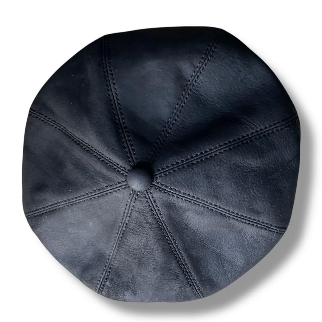 BRUNEL ブルーネル オール ヌバックレザー ベレー帽 size 58.5