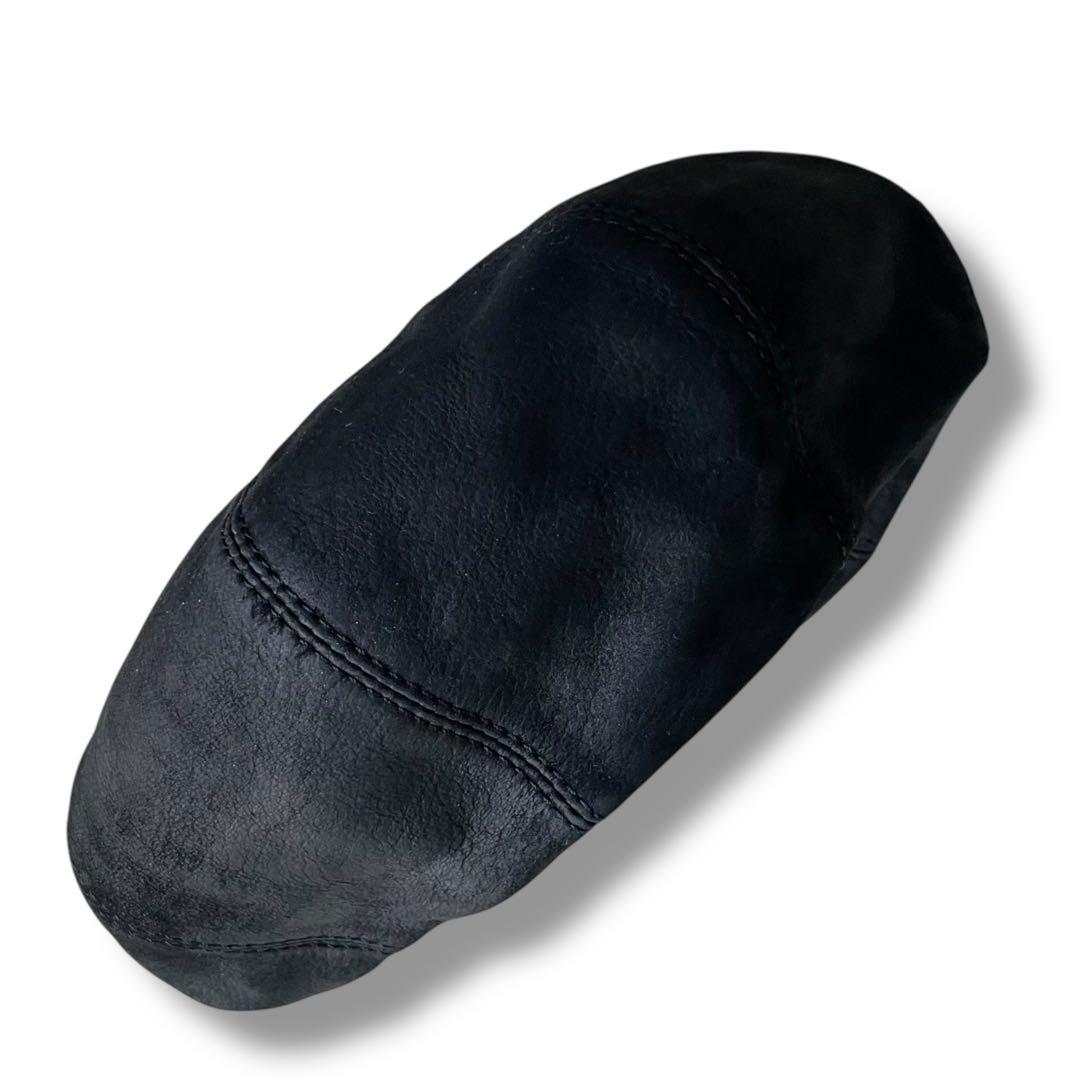 BRUNEL ブルーネル オール ヌバックレザー ベレー帽 size 58.5