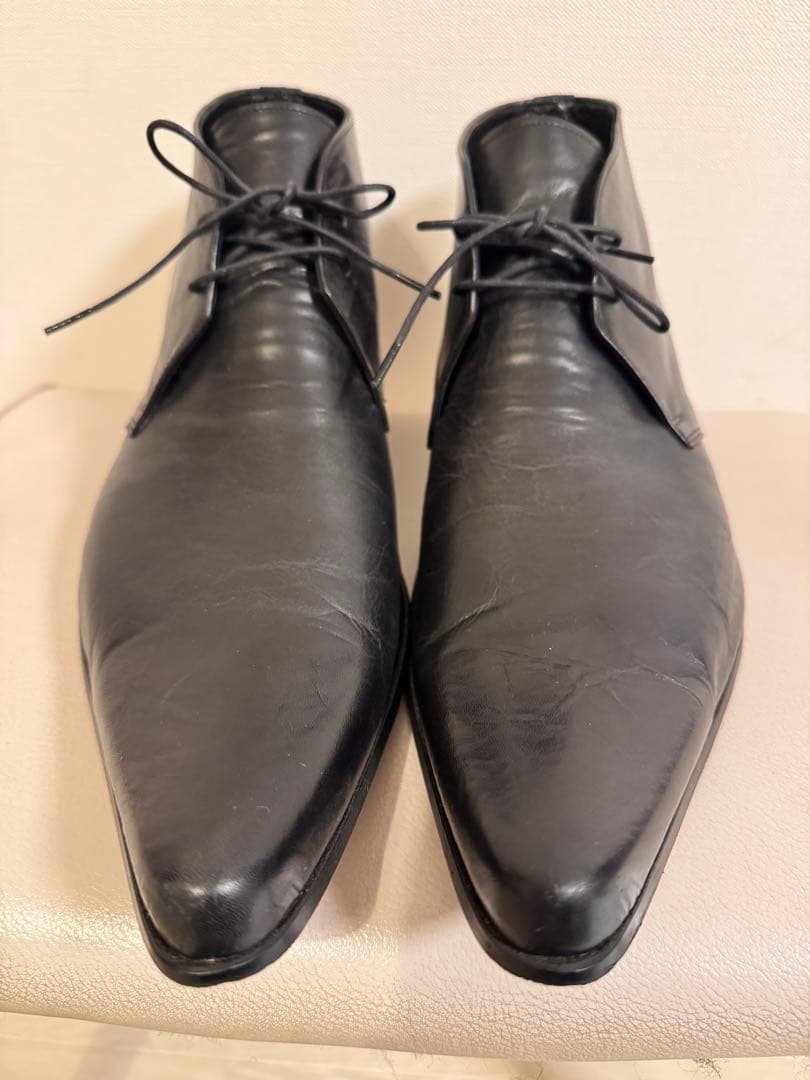 【美品】フープディドゥ ポインテッドトゥ シューズ 27㎝ ブラック