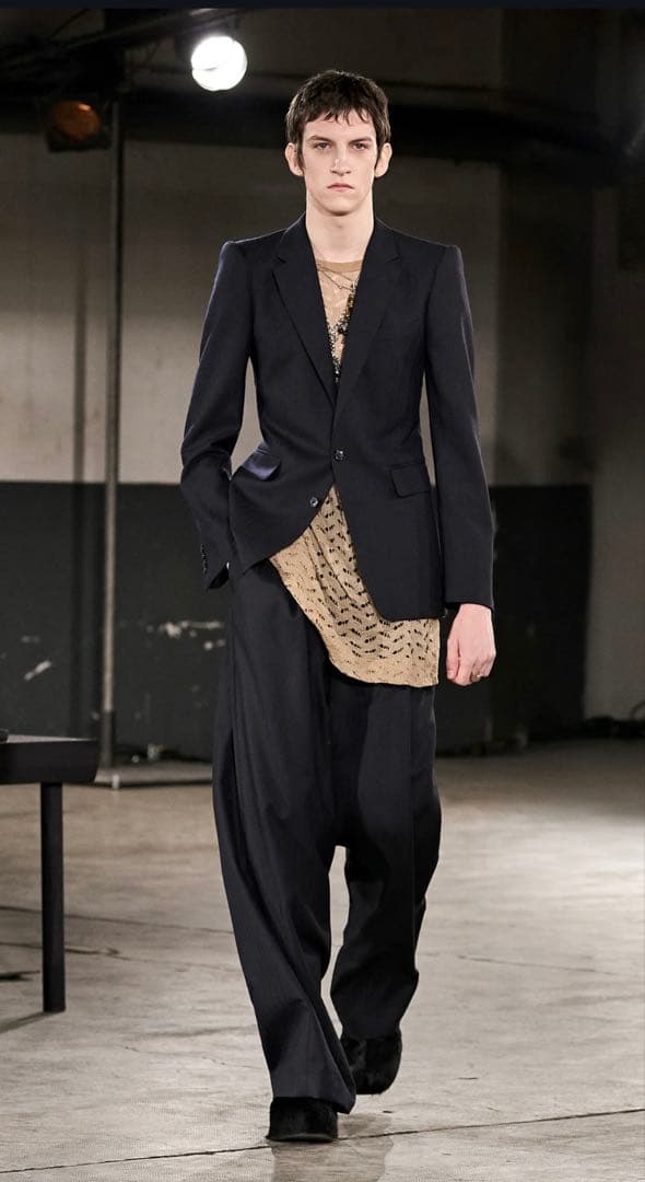 昨*今様 dris van noten mens 2023aw シアーベスト サ