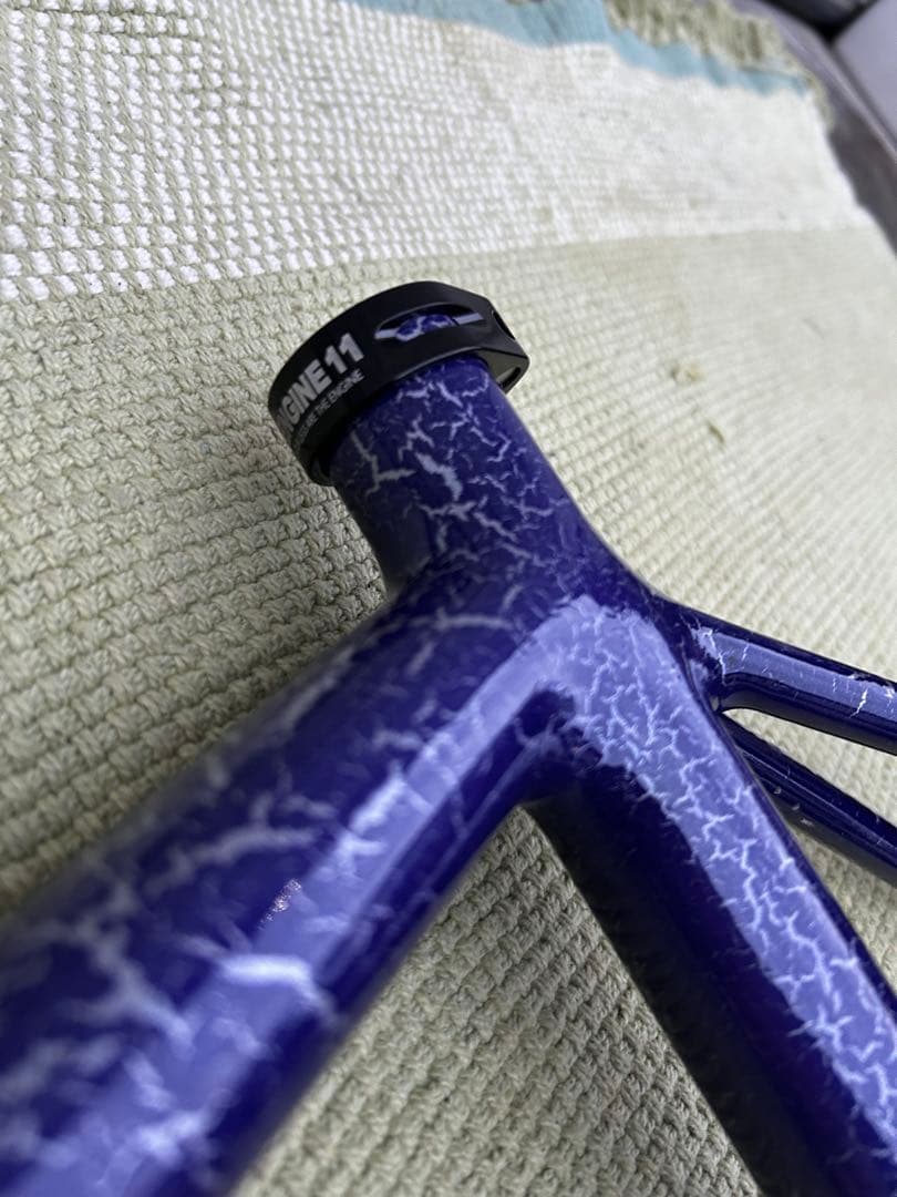 T*E様 enjine11 ピスト　M 美品！　シングル　フレームセット　エンジ