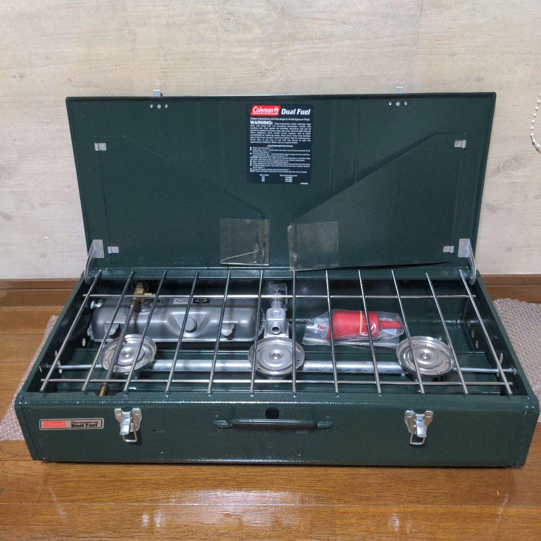 Coleman Dual Fuel スリーバーナー 希少品フォーク、スプーン付