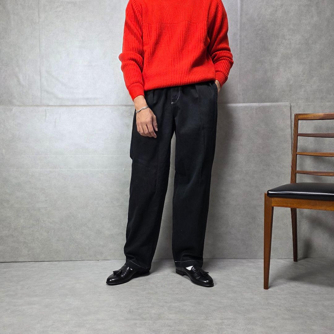 90sPoloByRalphLaurenラルフローレン黒染めANDREWポロチノ