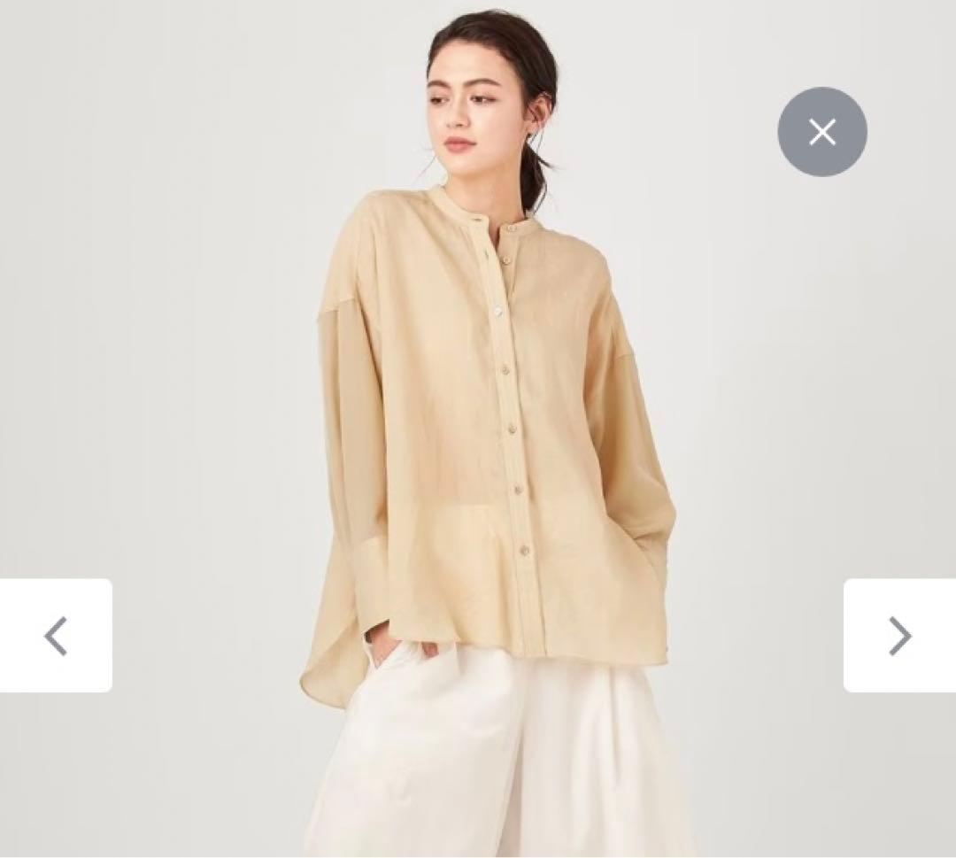 ken 大草直子さん推薦】【洗える】ラミーボイル シャツ / ブラウス