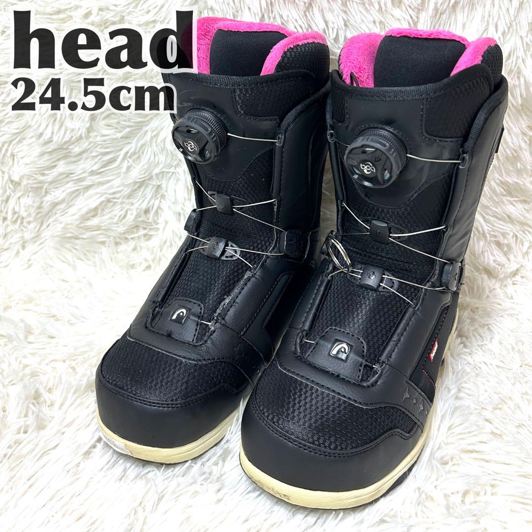 head BOA スノーボードブーツ 24.5cm ブラックピンク