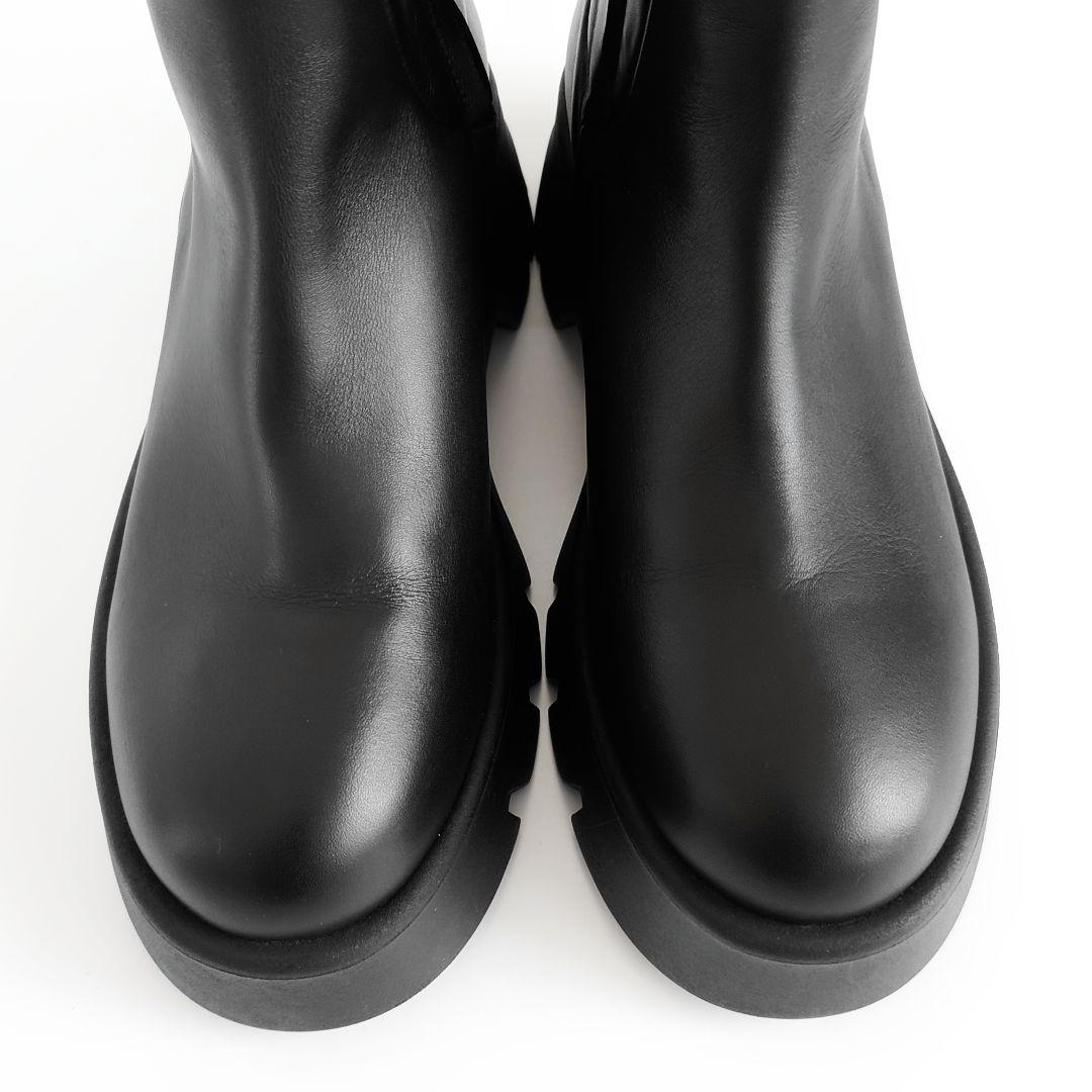 未使用 ジャンヴィトロッシ サイドジップ レザー ブーツ セルジオロッシ