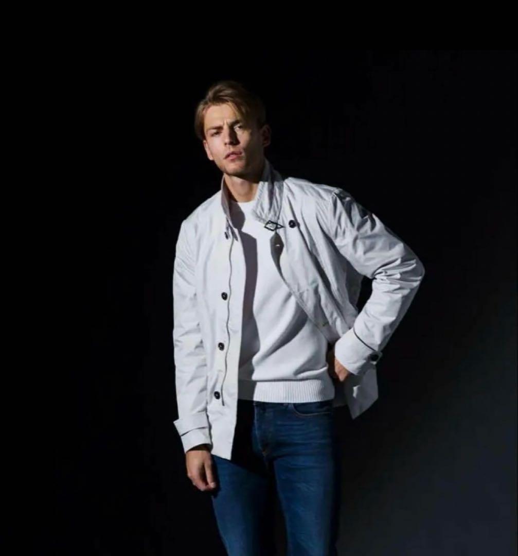 Miapug　MooRER 46 ナイロン　ジャケット　オフホワイト　白