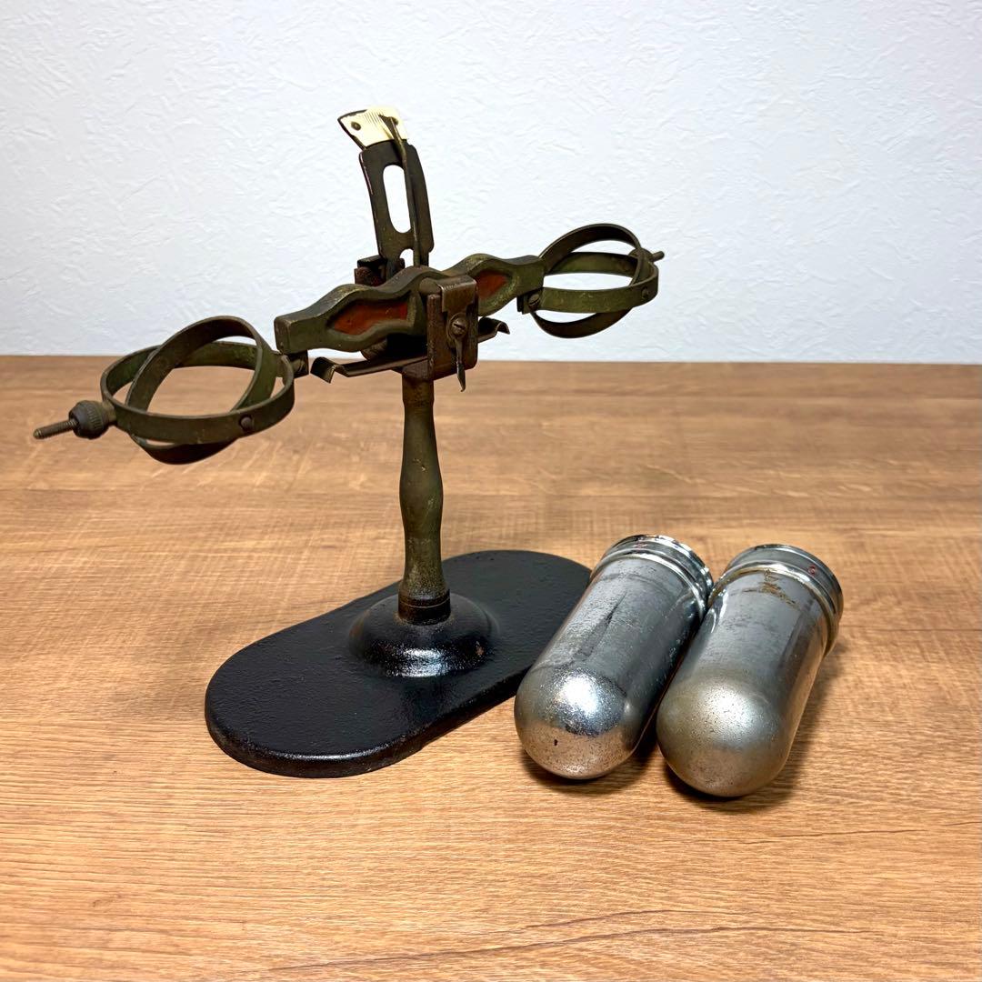 アンティーク 天秤 はかり 金属製 試験管 インダストリアル ジャンク