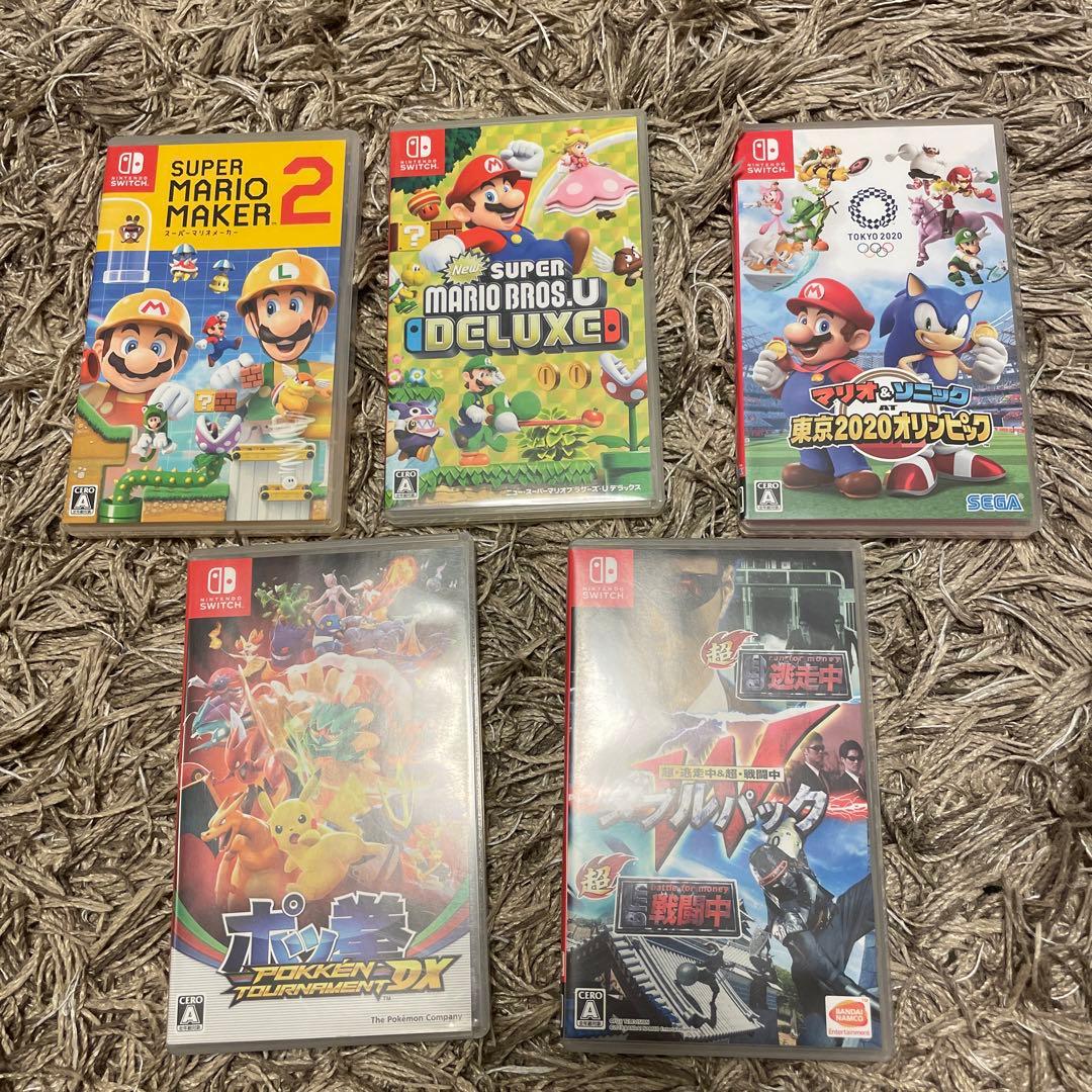 任天堂スイッチ ゲームソフト 5本まとめ売りセット