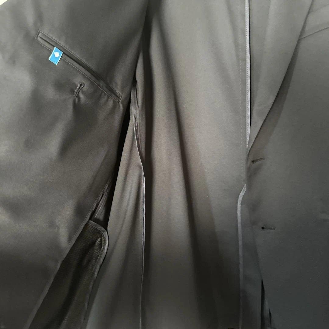 WWS 濃紺 テーラードジャケット 3L ストレッチ　防水　速乾　大きいサイズ