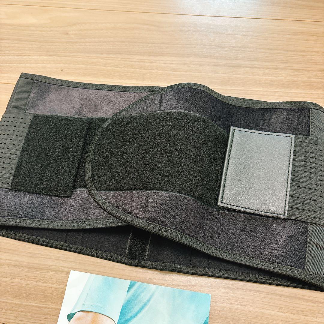 ★⭐︎Lサイズ 腰痛ベルト ブラック　腰サポーター　腰囲95〜115cm 腰用