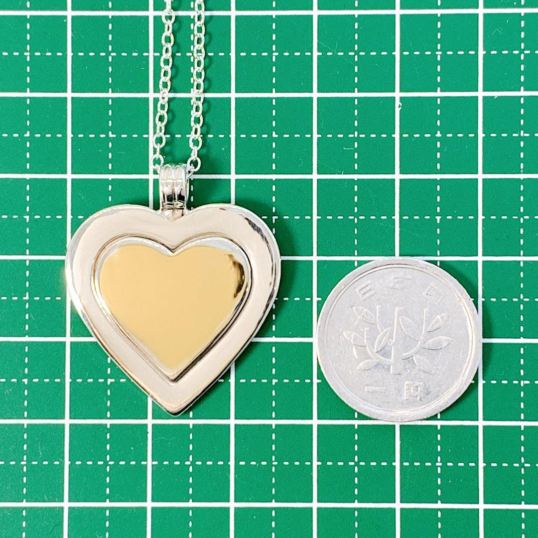 ティファニー ハート コンビ ネックレス チェーン社外品 シルバー ゴールド