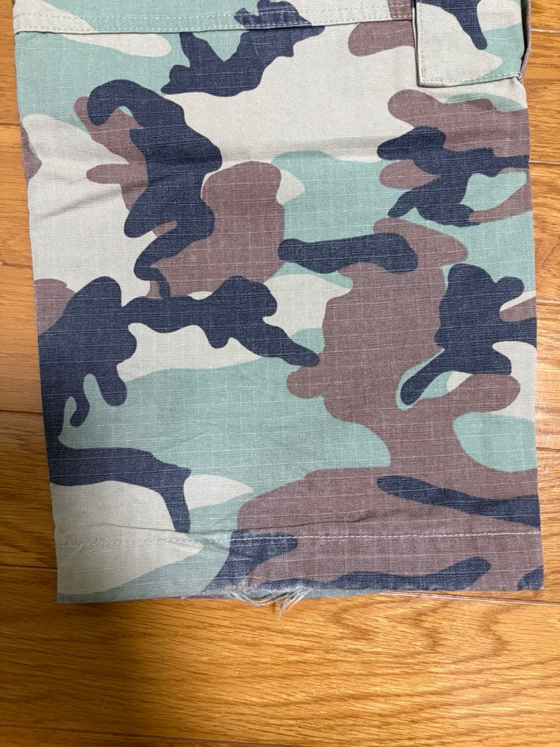 stussy カモフラージュ　カーゴパンツ